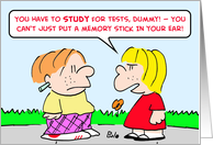 study. tests, memory...