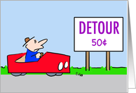 detour, 50 card