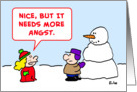 snowman, needs, more, angst card