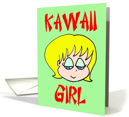 kawaii, girl card (528363)