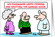 pacemaker, doctor, garage, door card