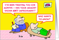 Has your memory shown improvement? card