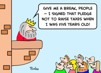King pledges not to...