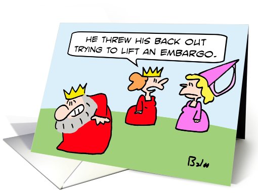 lifting an embargo card (552226)