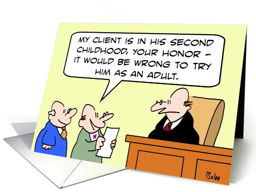 client in his second childhood card (566809)