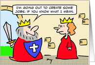 Creating jobs card