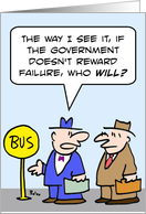 Government rewards failure card