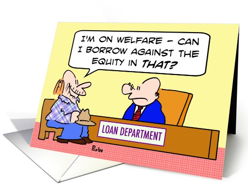 Borrow against the equity card (579816)