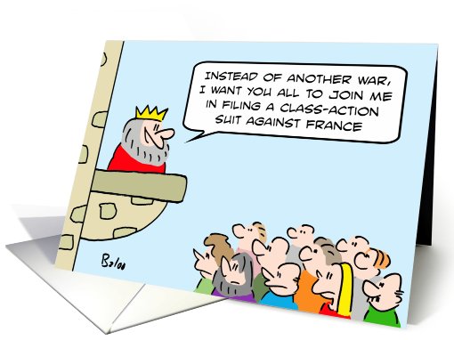 Class-action suit against France card (584969)