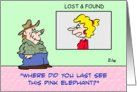Pink elephant, Drunk Guy card