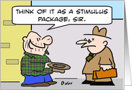 stimulus package card