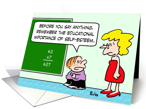 The educational importance of self-esteem card (648470)
