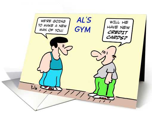 new man and new credit card (649240)