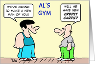 new man and new credit cards