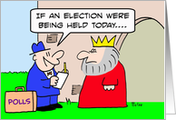 Polling the King card