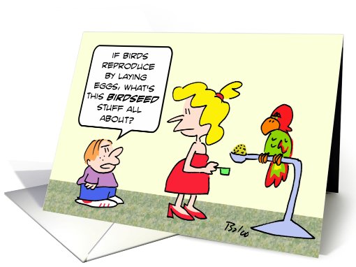 What's birdseed all about? card (707592)