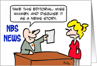 Disguise editorial as news story card