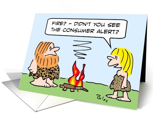 Consumer alert for caveman card (708630)
