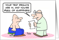 Your test results are full of surprises. card