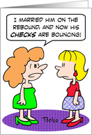 Married on the rebound card