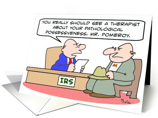 IRS - pathological possessiveness card (723283)