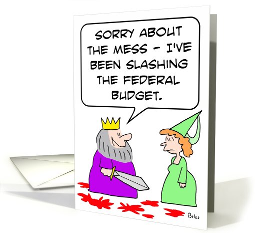 Slashing the Federal budge card (730695)