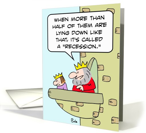 King explains recession card (731203)