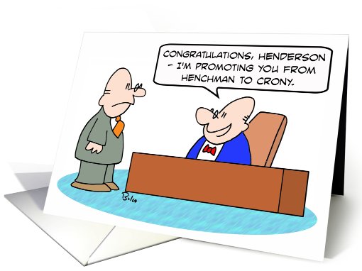Promoting to crony card (731973)