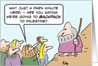backpacking to Palestine card