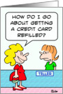 Getting credit card refilled card