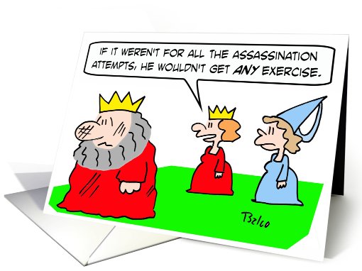 Assassination attempt exercise card (737115)