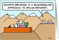 businesslike enlightenment card