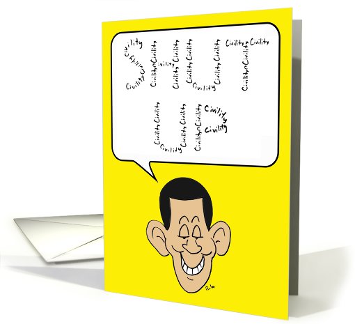 Civility = Shut up card (755790)