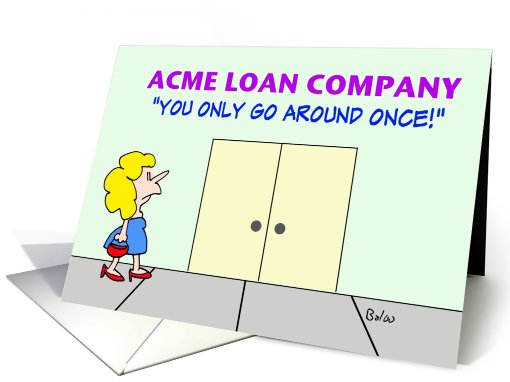Loan company card (758303)