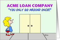 Loan company card