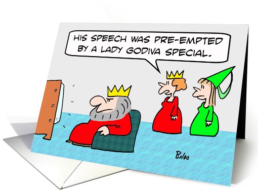 Preempted by Lady Godiva card (760687)