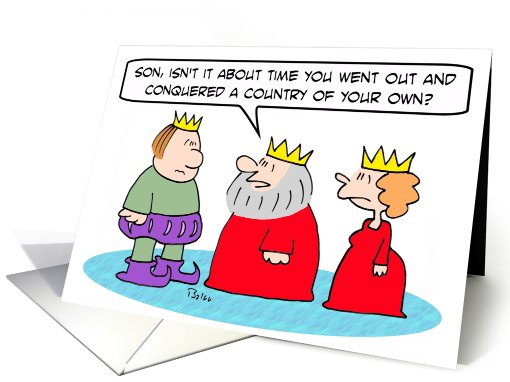 Conquer a county of your own! card (763911)