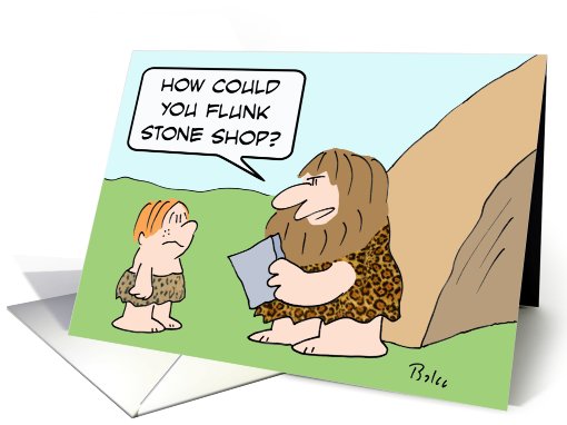 Flunk stone shop card (763912)