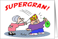 Supergran! Happy Birthday! card