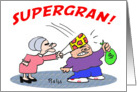 Supergran! Happy Birthday! card