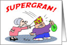 Supergran! Happy Grandparents Day! card