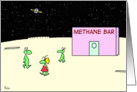 Methane bar on the moon card
