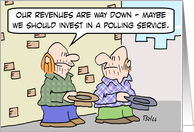 Polling panhandlers card