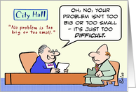 City Hall handles problems card