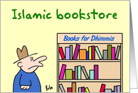 Islamic bookstore had books for dhimmis. card