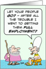 Moses, Pharaoh, and full employment card