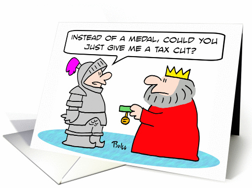 Knight prefers tax cut to medal. card (837147)