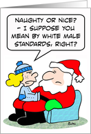 Naughty or Nice? Merry FEMINIST Christmas card