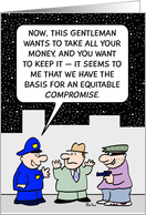 An equitable compromise card