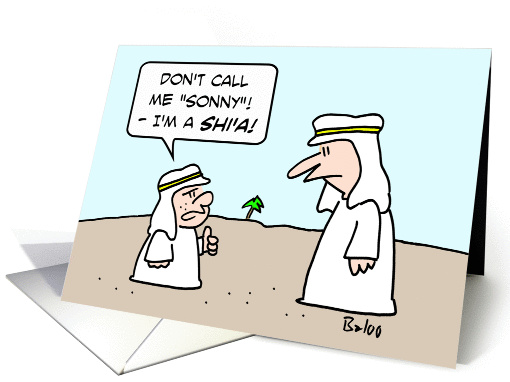 Arab boy doesn't like being called Sonny. card (854311)